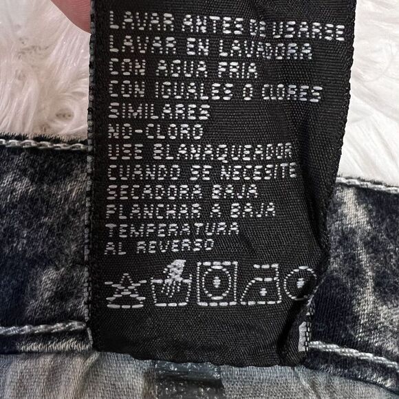 ADRIANA JEANS By LAMASINI Women's Jeans Ripped 5 Pockets Stretch Size 11 - Picture 13 of 13